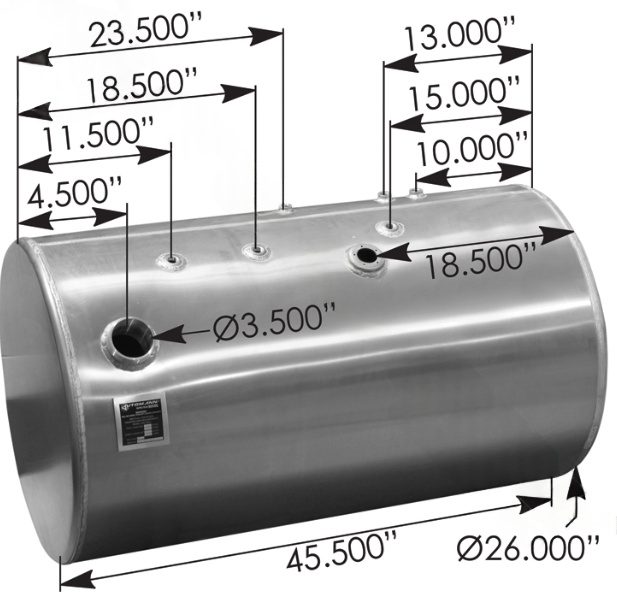 576.55100260PR11 - Fuel Tank Round IHC