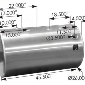 576.55100260DR11 - Fuel Tank Round IHC