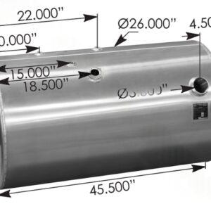 576.55100260DR - Fuel Tank Round IHC