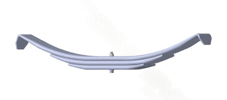 TRA2727-VN - 3 Leaf Trailer Spring