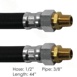 177.73844 - Air Hose Assy 1/2in 3/8in Swivels-44in L