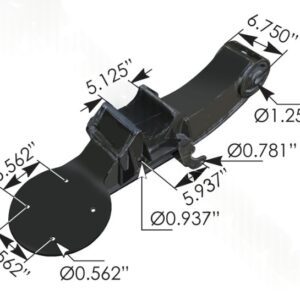 MHT807 - Beam Assembly LH Hendrickson Turner