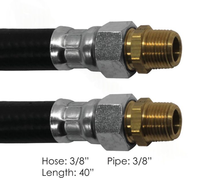 177.73640 - Air Hose Assy 3/8in 3/8in Swivels-40in L