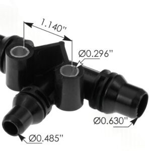 177.QC35012-B - Connector Tee Breeze