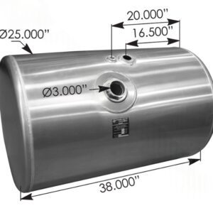 576.46080250DF - Fuel Tank Round Freightliner
