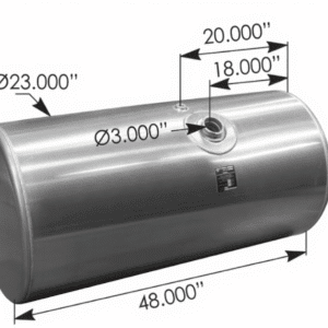 576.46080230PF - Fuel Tank Round Freightliner