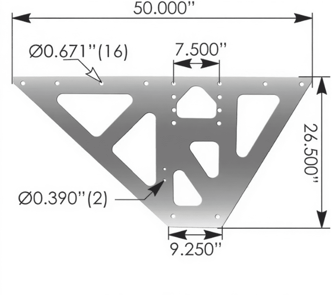 568.WP084 - Mounting Wing-Type Bracket