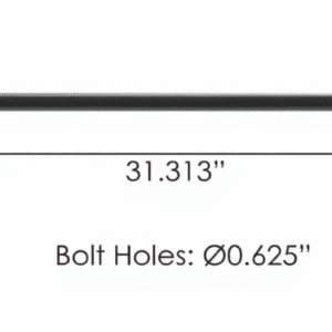 TMRN886RE - Narrow Rod 31.313in Poly Hendrickson