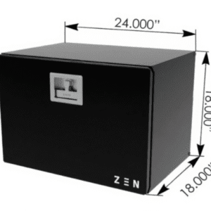 562.TB24BST - Tool Box 24x18x18 Black Steel
