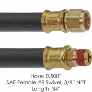 177.75134 - Air Hose Assy 1/2in 1/2 SAEx3/8 NPT 34in
