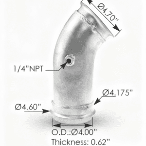 562.U6221650A - Exhaust Turbo Pipe ALZ Mack