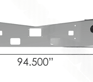 564.75Z511016TSR4 - Bumper SST Peterbilt 579 Gen1 16.5in