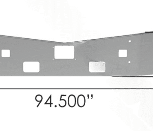 564.75Z011016TSR4 - Bumper SST Peterbilt 579 Gen1 16.5in