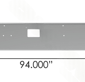 564.VHC-0010-060 - Bumper Chrome Peterbilt 18in 379