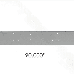 564.VHG-0090-12 - Bumper Chrome Peterbilt 12in Model 378