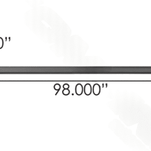 573.RB2 - Morgan Style Roof Bow Single Hole