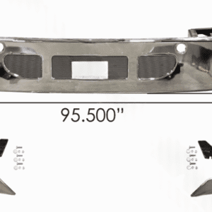 564.46100AC - Bumper SS-Clad Freightliner P3