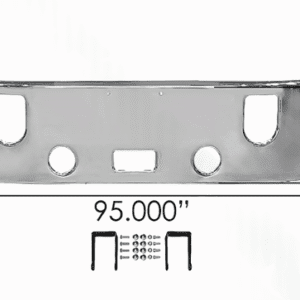564.62109C - Bumper Chrome Mack 17in Pinnacle CXU