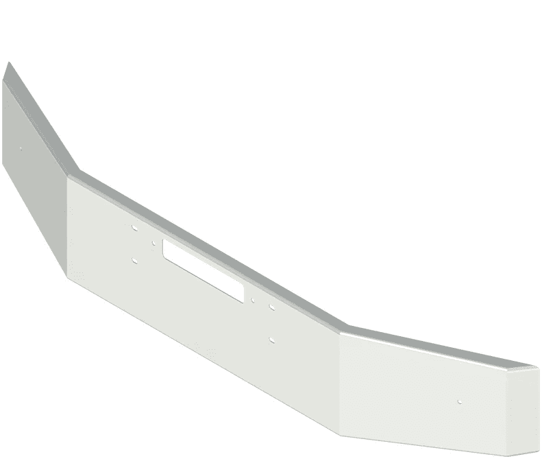 564.VII-0010-45 - Bumper Chrome WWS 16in