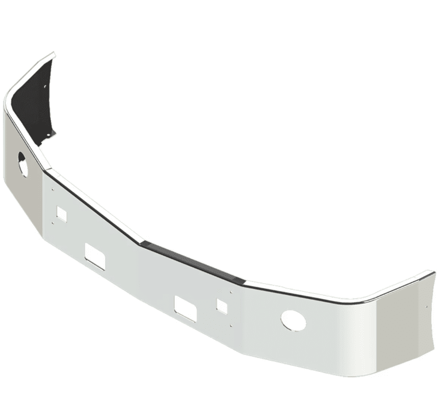 564.VHZ-5110-16Y - Bumper Chrome Peterbilt 579 Gen1 16.5in