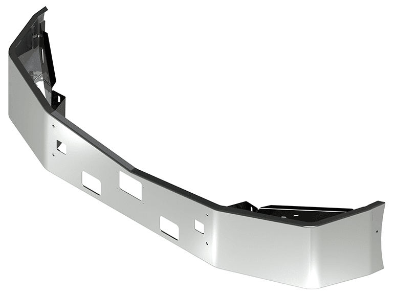 564.VHZ-0110-16Y-V4 - Bumper Chrome Peterbilt 579 Gen1 16.5in