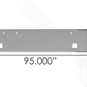 564.VHX-0010-15 - Bumper Chrome Peterbilt 12in 367 567