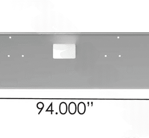 564.VHC-0010-41 - Bumper Chrome Peterbilt 20in 379