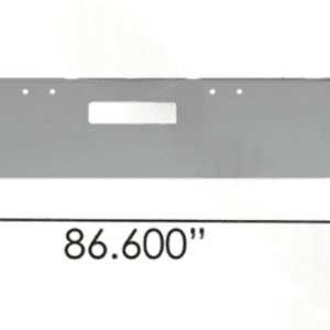 564.VCJ-0010-04 - Bumper Chrome Freightliner 12in FLD120