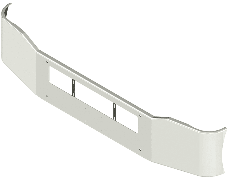 564.VCZ-0001-707 - Bumper Chrome Freightliner 19in Coronado