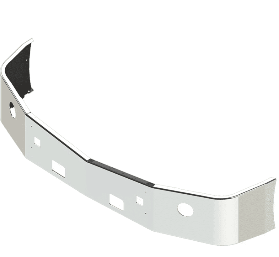 564.VHZA-5110-16Y-V4 - Bumper Chrome Peterbilt 579 16in