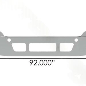 564.46100VC - Bumper Chrome Freightliner 14in Cascadia