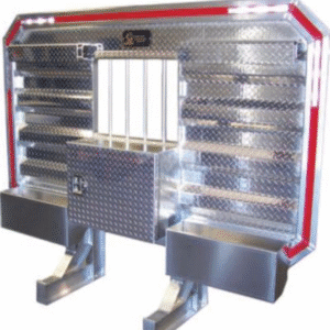 562.HR80681-BW - Headache Rack Std w/Bar Window (FOB)