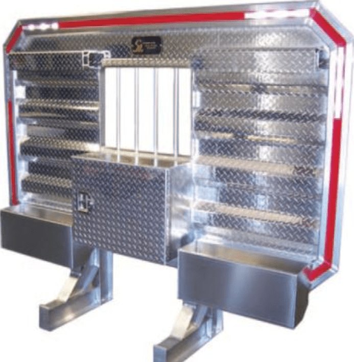 562.HR80681-BW - Headache Rack Std w/Bar Window (FOB)