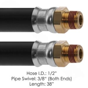 177.73838 - Air Hose Assy 1/2in 3/8in Swivels-38in L