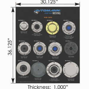 CAT-HCB14-K - Hub Cap Board Assortment