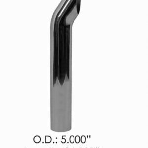 562.U5536BHC - Chrome Stack 36in Bull Hauler 5in OD