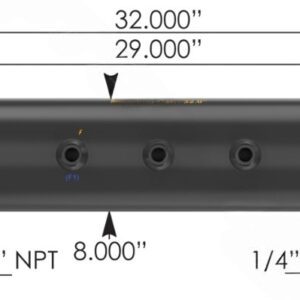 172.2076 - Air Tank 1425 Cubic in Vol 8.000in Dia