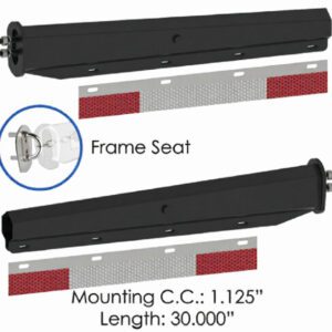 562.496BFS - Spring-Loaded Hanger Tapered Black FS