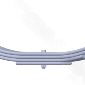 UDB25254SHD-CH - 4 Leaf Utility Trailer Spring