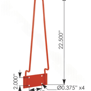579.TCH103 - Traffic Safety Cone Holder Side Mount