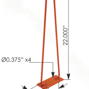 579.TCH102 - Traffic Safety Cone Holder Top Mount