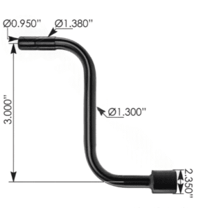 568.1063 - Bailer Crank Handle Holland