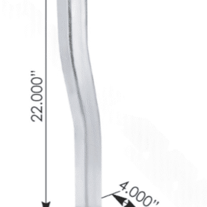 573.1707 - Curbside Bumper S-Tube 17in