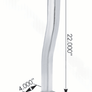 573.1706 - Roadside Bumper S-Tube 17in