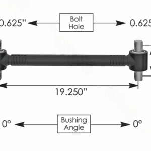 TMR519CRE - T-Rod Crimped Rubber Rotational19.25in