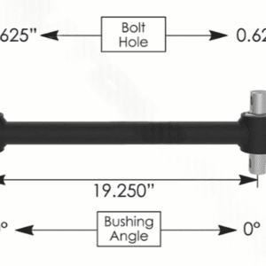 TMR519TE - Torque Rod 19.125in Poly Peterbilt