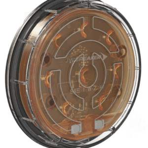 JW0642081 - LED 4in Heated Flasher AMBER