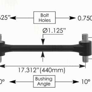 TMR520NE - Torque Rod NS HD Poly Peterbilt