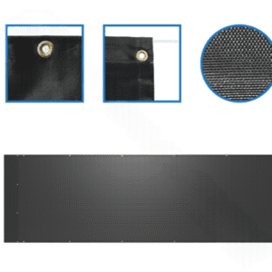 573.TAL84X22 - Asphalt Lumite Tarp 7ft x 22ft