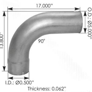 562.U598047A - Exhaust Elbow ALZ Kenworth